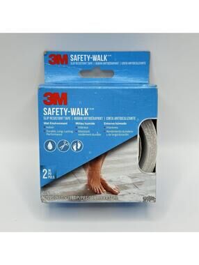 3M Safety-Walk Slip Resistant Tape, 220C-R2X180. 2 in X 15 ft, Clear
